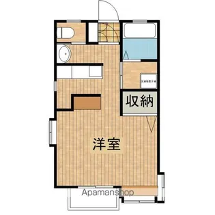 ベルメゾン城【1階】の間取り